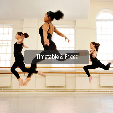 Newcastle Dance School Timetables and Prices Button